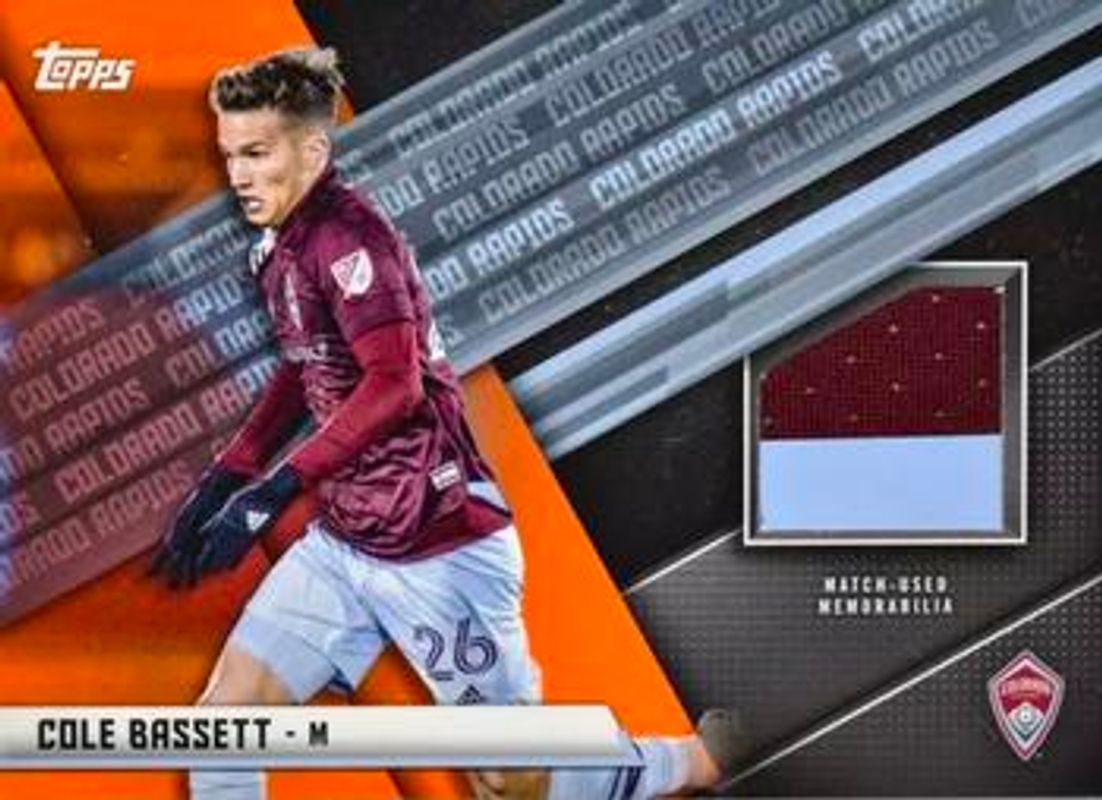 2021 Topps MLS #JR-CBA Jumbo Relics - Orange /25