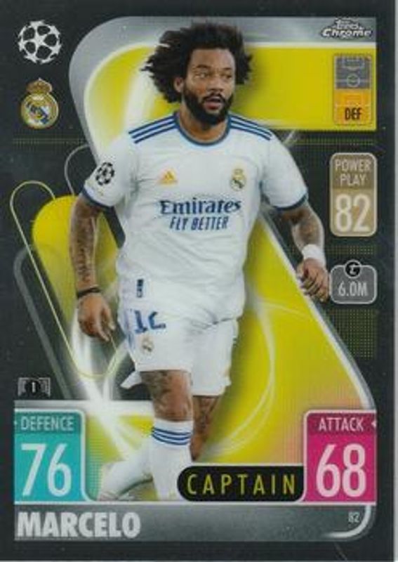 2021 Topps Chrome Match Attax UEFA Champions League & Europa League #82 Base