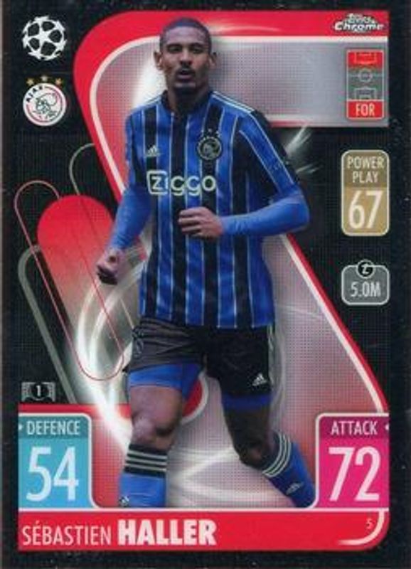 2021 Topps Chrome Match Attax UEFA Champions League & Europa League #5 Base