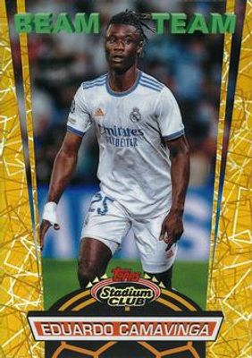 2021 Topps Stadium Club Chrome UEFA Champions League #BT-EC 1992 Beam Team - Gold Refractor /50