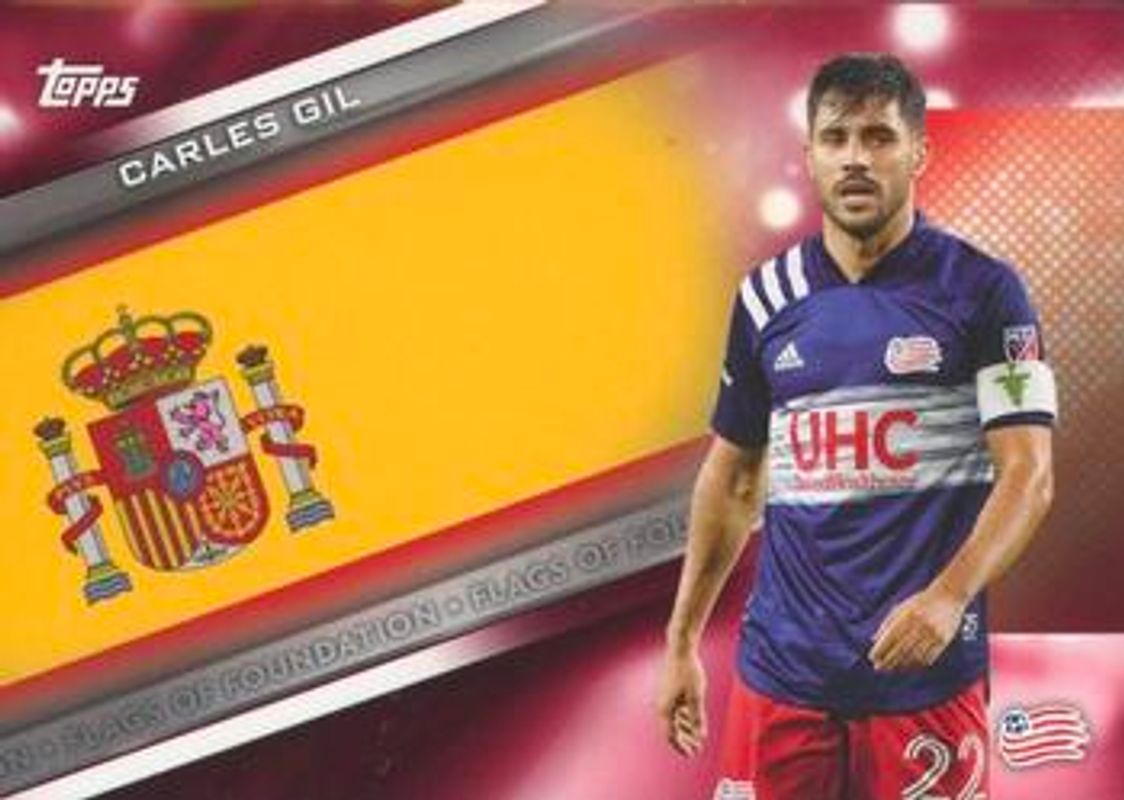 2021 Topps MLS #FF-21 Flags of Foundation - Red /10