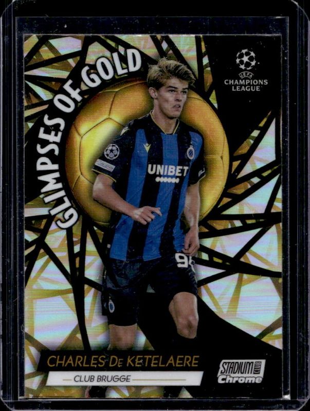 2021 Topps Stadium Club Chrome UEFA Champions League #GG-CDK Glimpses of - Gold