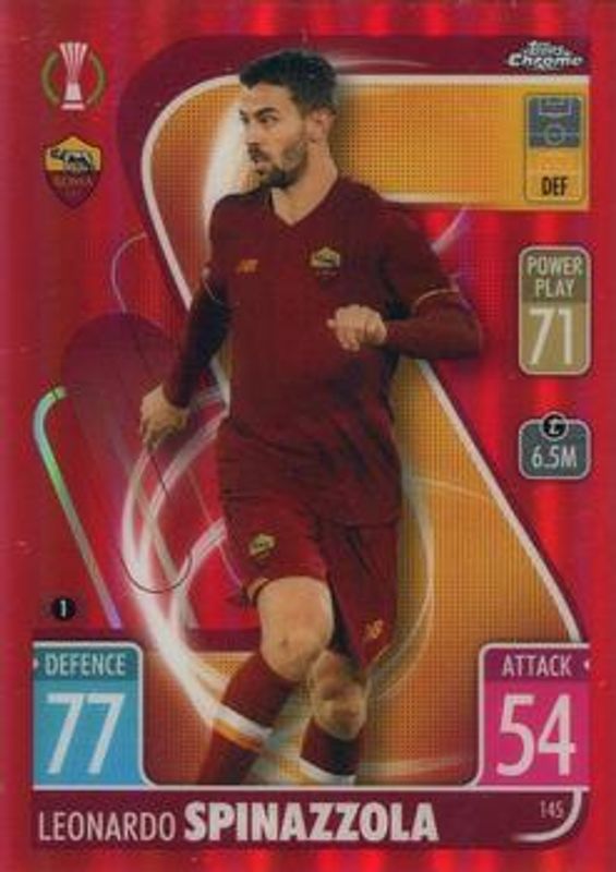 2021 Topps Chrome Match Attax UEFA Champions League & Europa League #145 Red /5