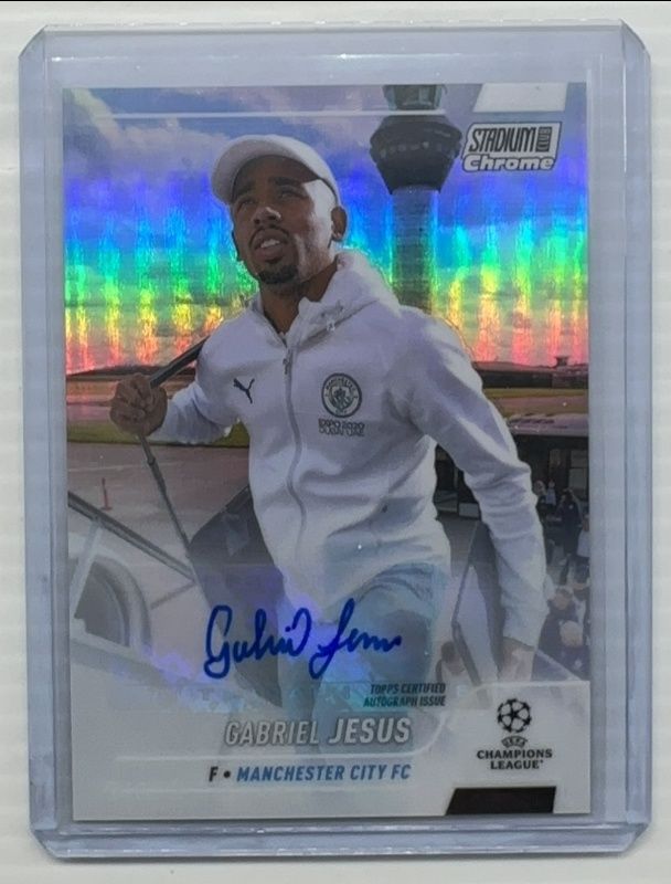 2021 Topps Stadium Club Chrome UEFA Champions League #CA-GJ Chrome Autographs