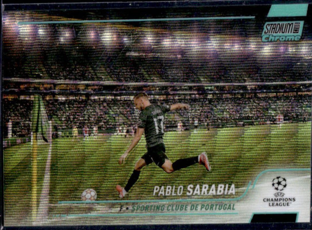 2021 Topps Stadium Club Chrome UEFA Champions League #54 Aqua Wave Refractor /250
