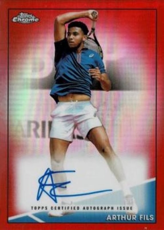 2021 Topps Chrome #CA-AF Chrome Autographs - Red /5