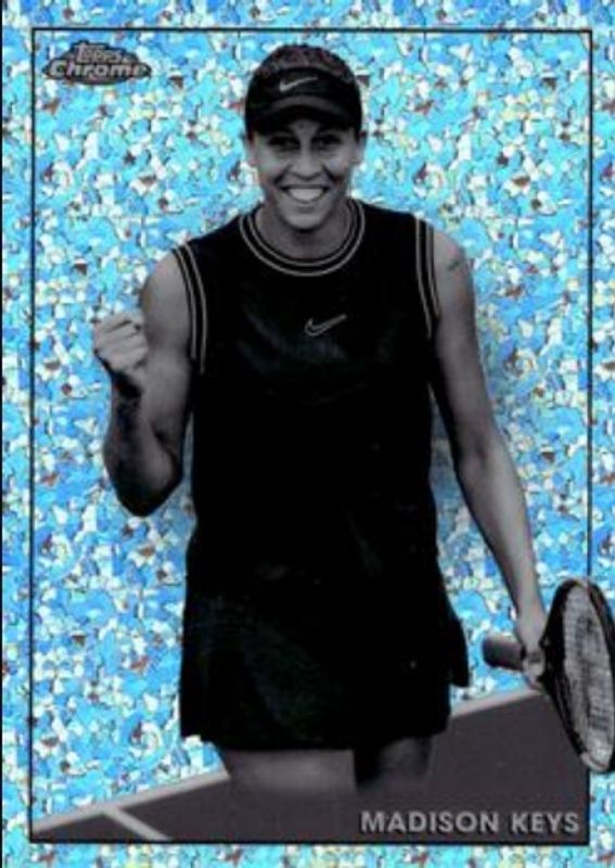 2021 Topps Chrome #34 Black & White Mini Diamond