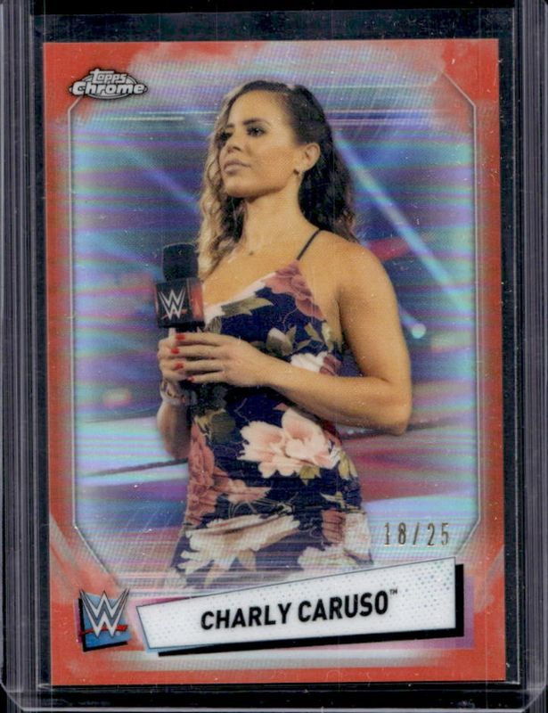 2021 Topps Chrome WWE #13 Orange Refractor /25