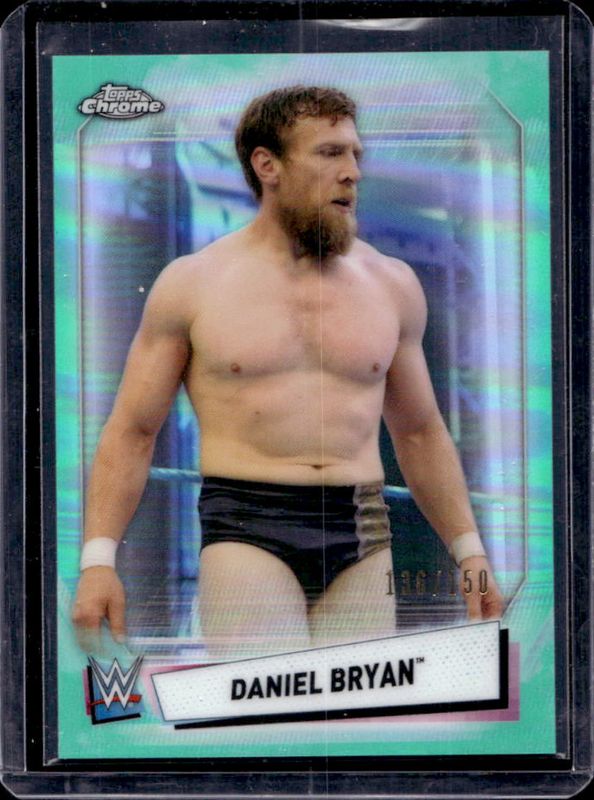 2021 Topps Chrome WWE #54 Aqua Refractor /150