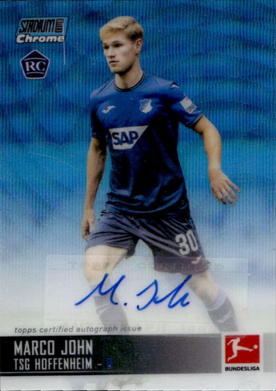 2021 Topps Stadium Club Chrome Bundesliga #CAC-MJ Autographs - Blue Wave Refractor /79