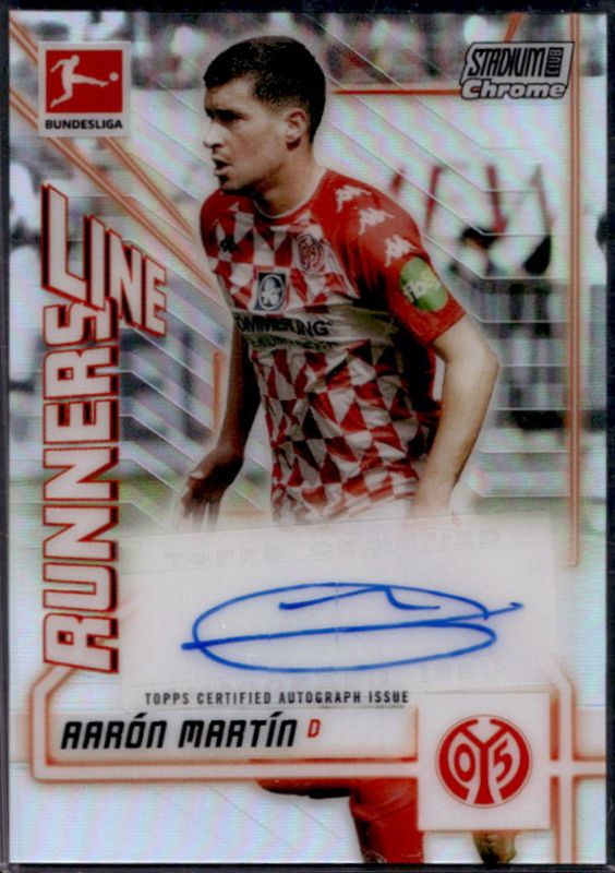 2021 Topps Stadium Club Chrome Bundesliga #LR-AM Line Runners Autographs /70