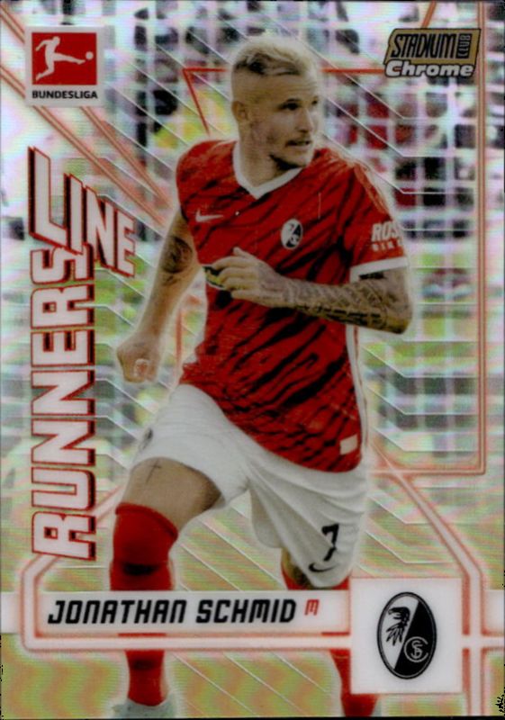 2021 Topps Stadium Club Chrome Bundesliga #LR-JS Line Runners - Gold Refractor /50