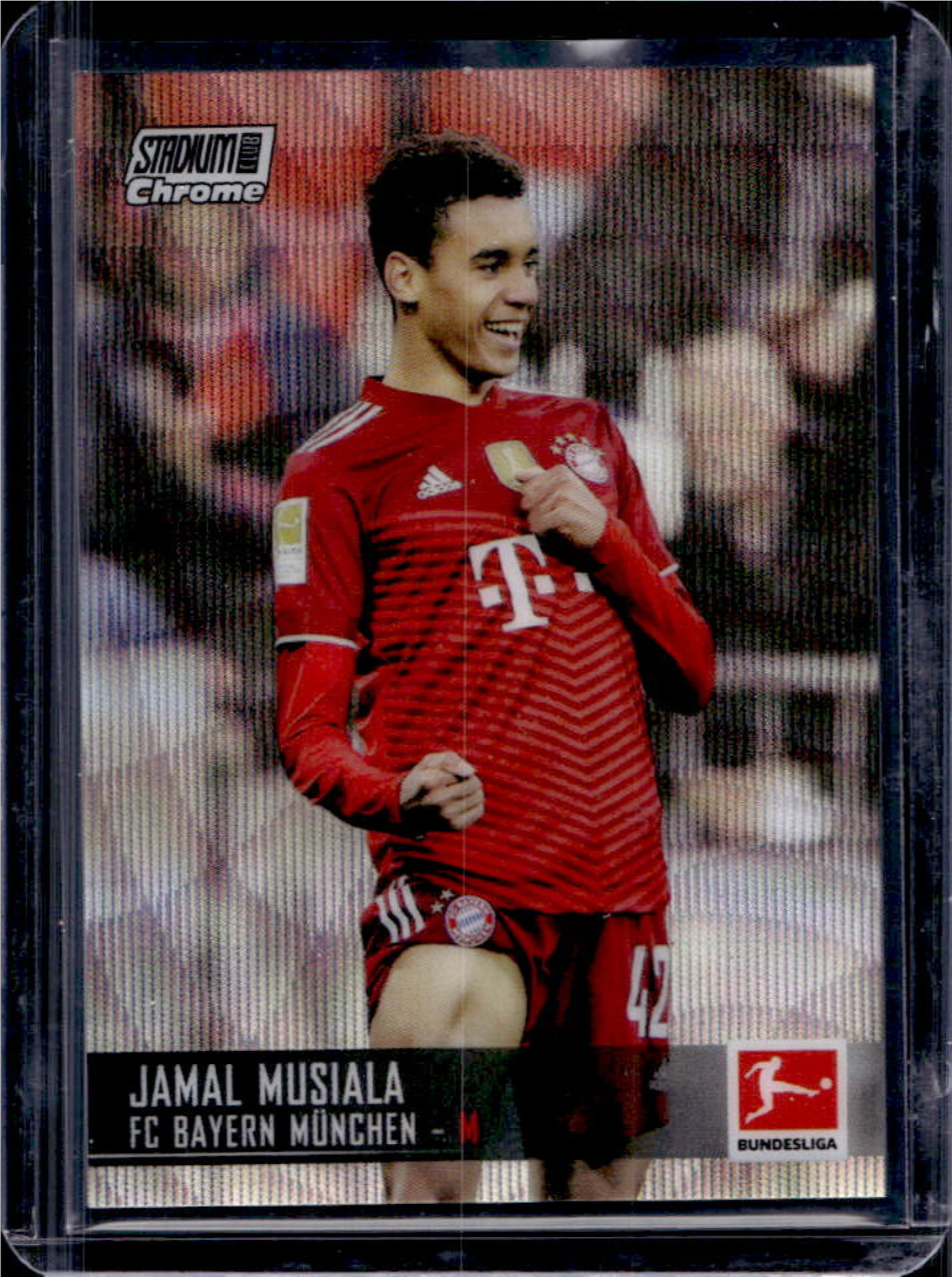 Jamal Musiala 2021 Topps Stadium Club Chrome Bundesliga #89 Wave 