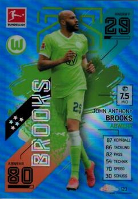 2021 Topps Chrome Match Attax Bundesliga #123 Blue /150