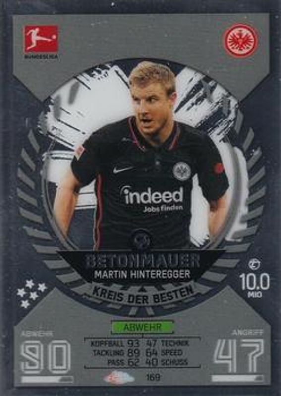 2021 Topps Chrome Match Attax Bundesliga #169 Base