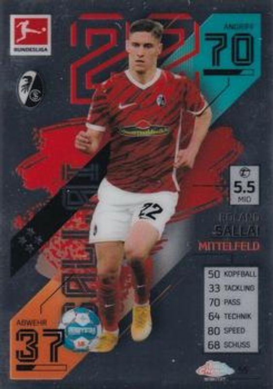 2021 Topps Chrome Match Attax Bundesliga #55 Base