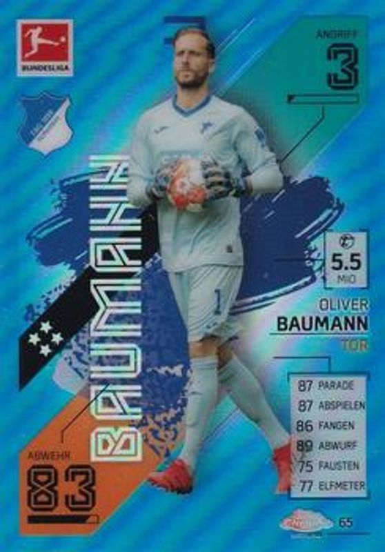 2021 Topps Chrome Match Attax Bundesliga #65 Blue /150