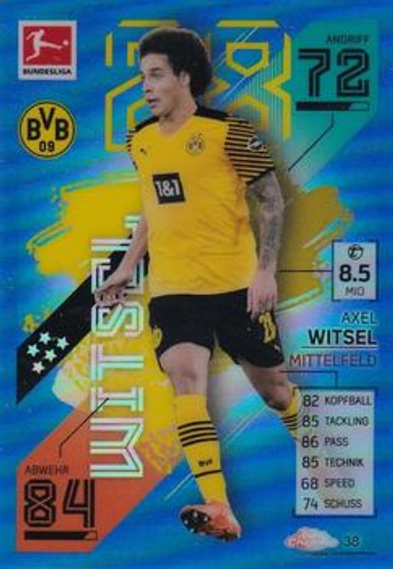 2021 Topps Chrome Match Attax Bundesliga #38 Blue /150