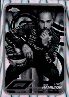 2024 Topps Chrome Formula 1 #6 Black & White RayWave Refractor