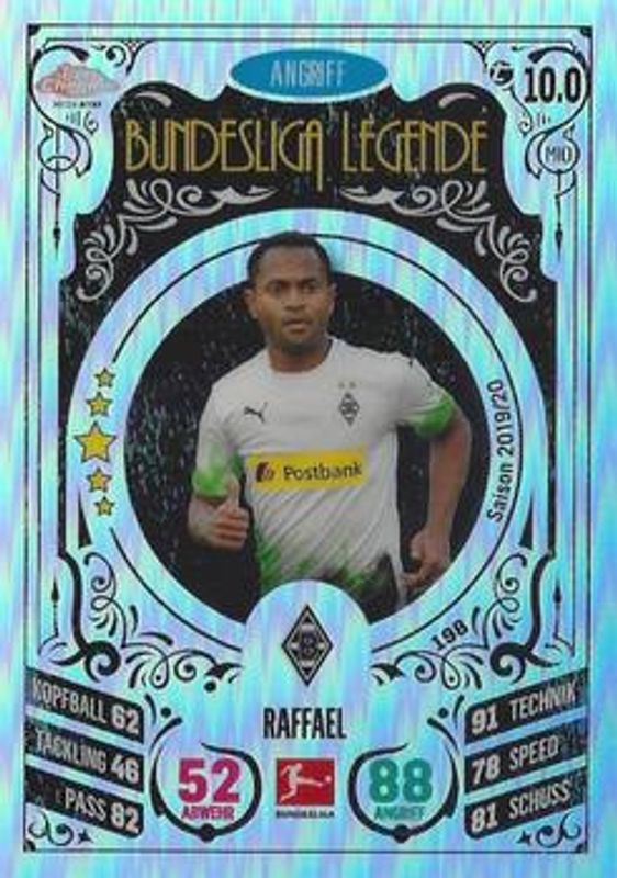 2021 Topps Chrome Match Attax Bundesliga #198 Refractor