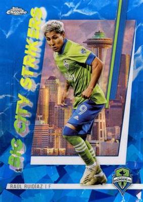 2021 Topps Chrome MLS Sapphire Edition #BCS-8 Big City Strikers