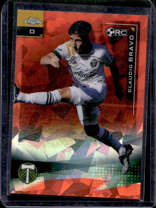 2021 Topps Chrome MLS Sapphire Edition #157 Orange Refractor /25