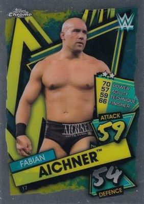 2021 Topps Chrome Slam Attax WWE #17 Base