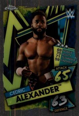 2021 Topps Chrome Slam Attax WWE #22 Base