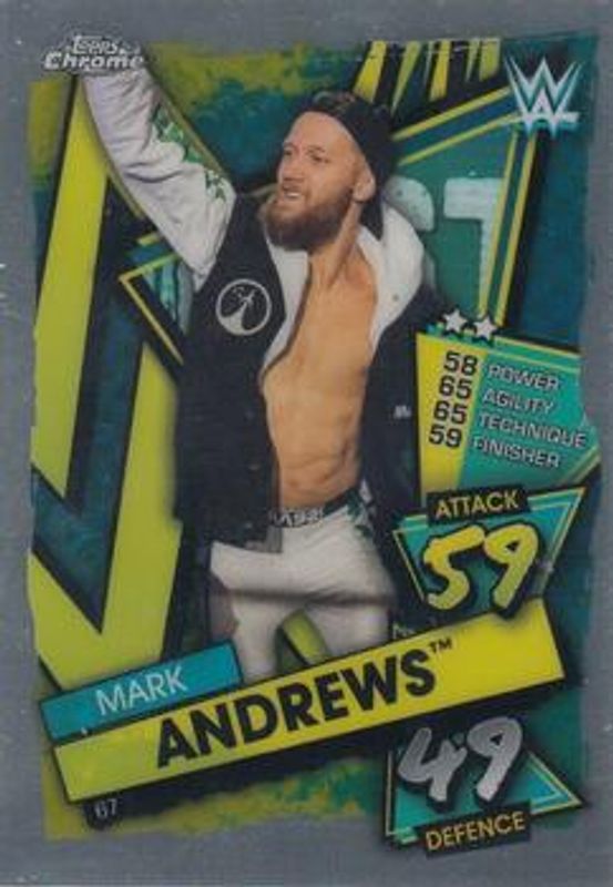 2021 Topps Chrome Slam Attax WWE #67 Base