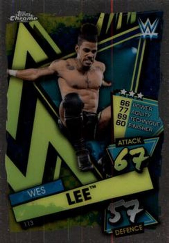 2021 Topps Chrome Slam Attax WWE #113 Base