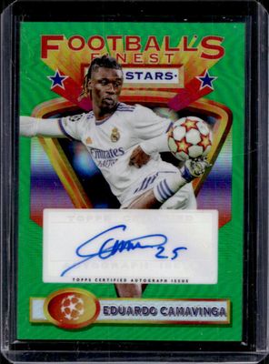 2021 Topps Finest Flashbacks UEFA Champions League #ASA-EC 1993 Football's Finest All Star Autographs