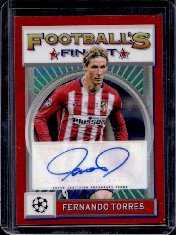 2021 Topps Finest Flashbacks UEFA Champions League #FA-FT 1993 Football's Finest Autographs - Red