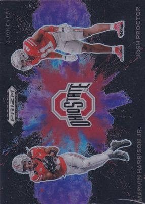 2024 Prizm Draft Picks #CBD-OSU1 Color Blast Duals /(SSP)