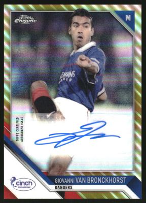 2021 Topps Chrome SPFL #CA-GVB Autographs - Gold /50