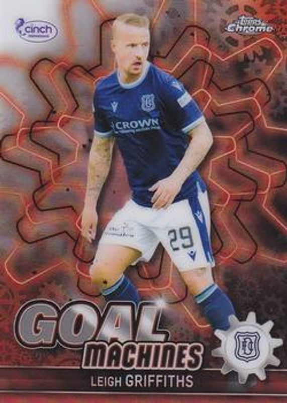 2021 Topps Chrome SPFL #GM-10 Goal Machines - Red Tartan /5