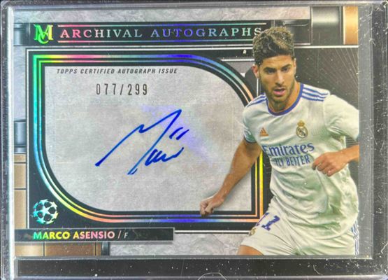 2021 Topps Museum Collection UEFA Champions League #AA-AS Archival Autographs /299