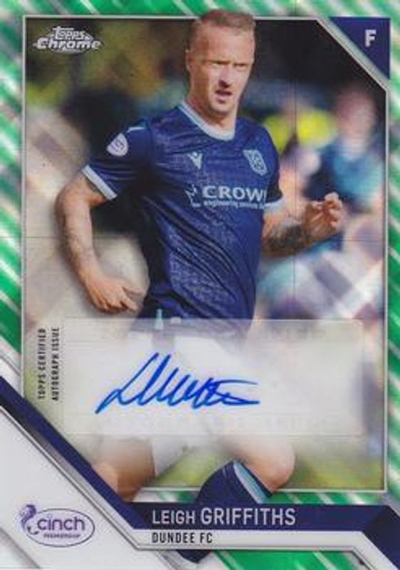 2021 Topps Chrome SPFL #CA-LG Autographs - Green Tartan /35