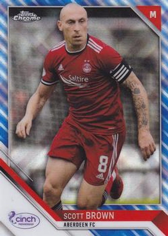 2021 Topps Chrome SPFL #25 Blue Tartan /125