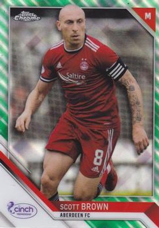 2021 Topps Chrome SPFL #25 Green Tartan /50