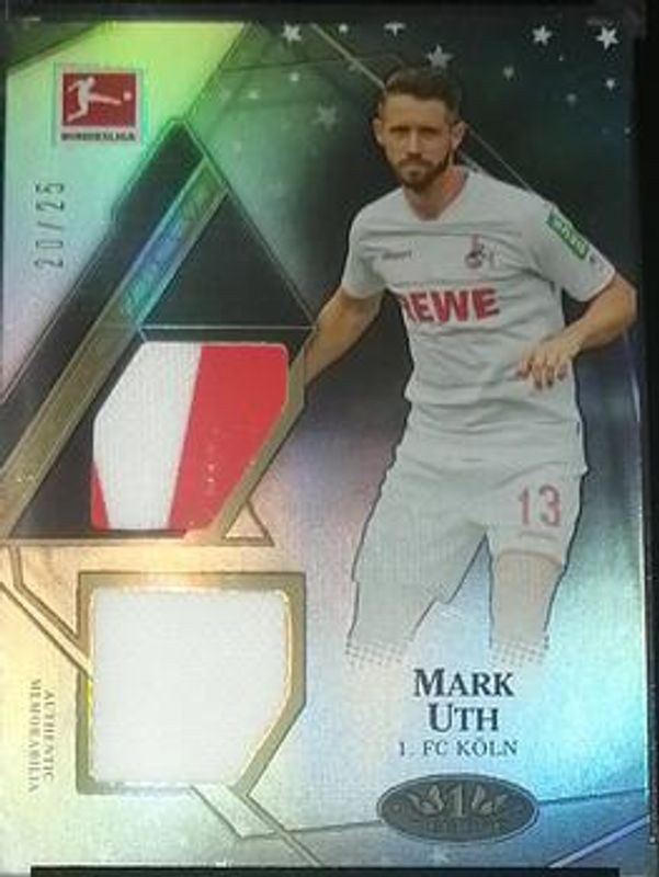 2021 Topps Tier One Bundesliga #MSRD-MU Magic Skills Relics Dual Patch /25