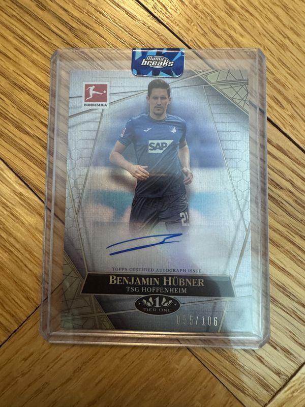 2021 Topps Tier One Bundesliga #TWA-BH The Wall Autographs /106