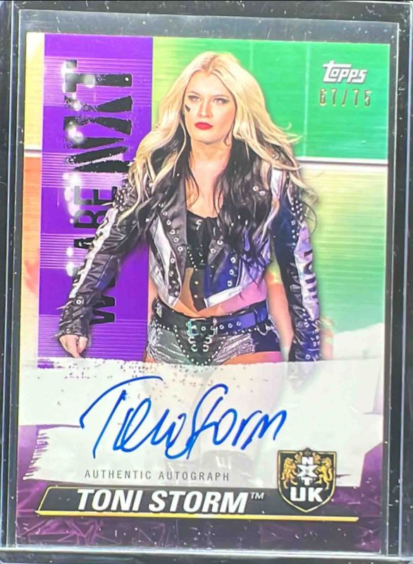 2021 Topps WWE NXT #A-TO We Are NXT Autographs Purple /75