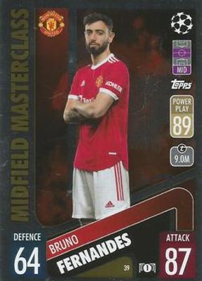 2021 Topps Match Attax Champions & Europa League #39 Base