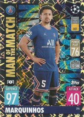 2021 Topps Match Attax Champions & Europa League #396 Base