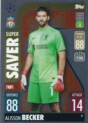 2021 Topps Match Attax Champions & Europa League #47 Base