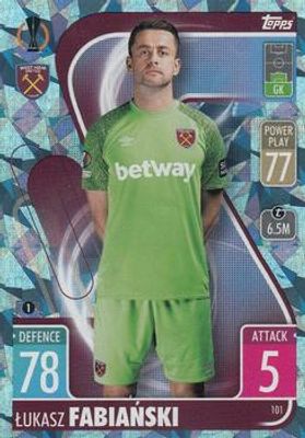 2021 Topps Match Attax Champions & Europa League #101 Crystal