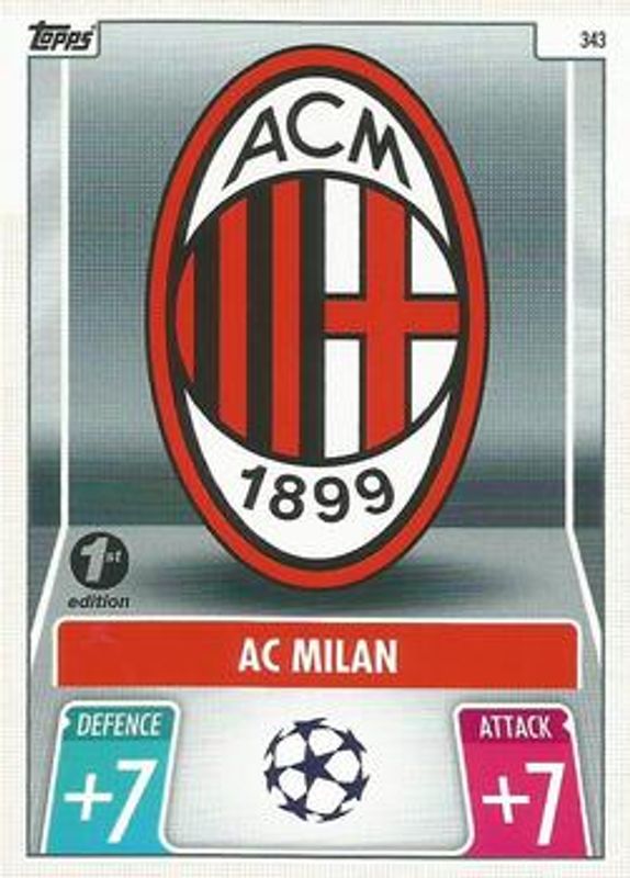2021 Topps Match Attax Champions & Europa League #343 1st Edition
