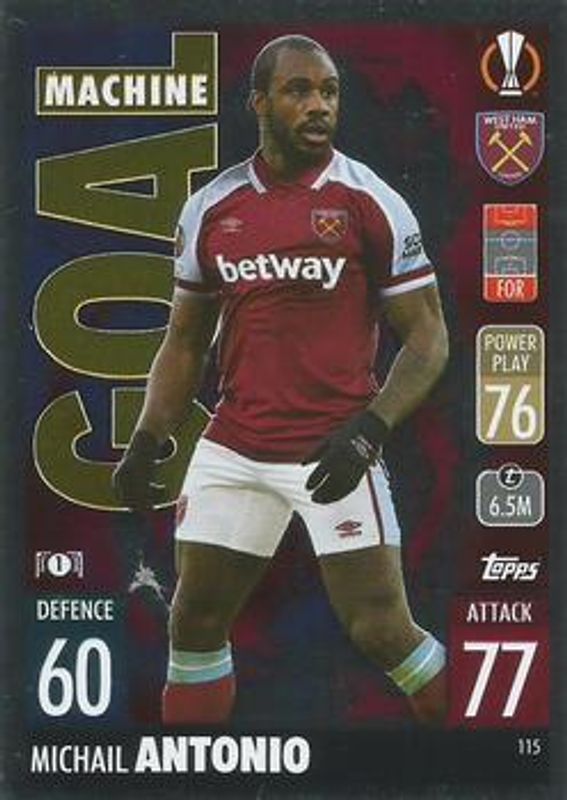 2021 Topps Match Attax Champions & Europa League #115 Base