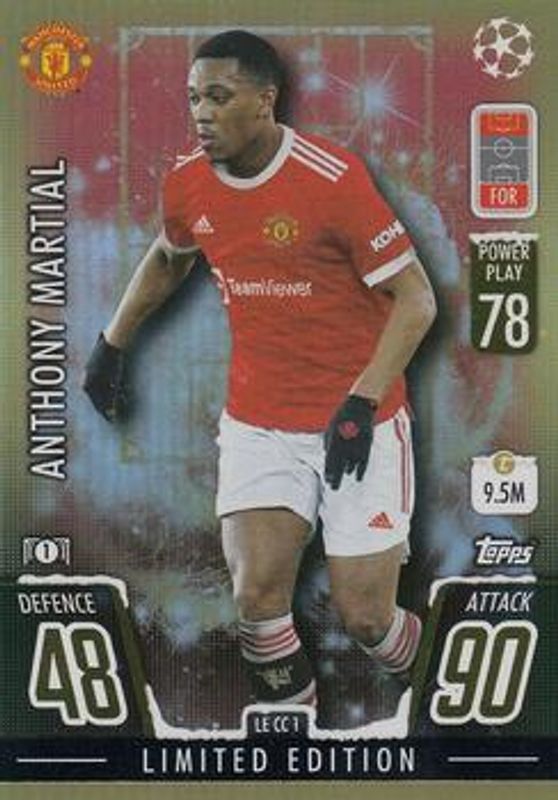 2021 Topps Match Attax Champions & Europa League #LE-CC-1 Festive Cards Limited Edition