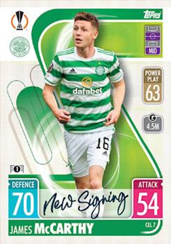 2021 Topps Match Attax Champions & Europa League #CEL7 Scotland Update